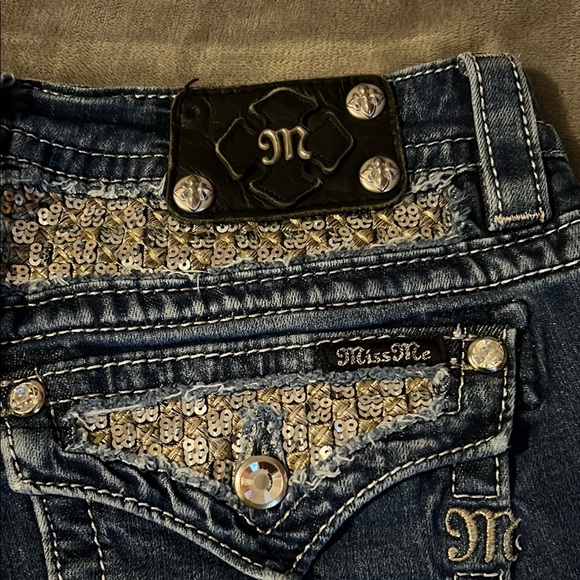 Miss Me Blue Boot Cut Jeans with‎ Vintage Appeal - Picture 10 of 16